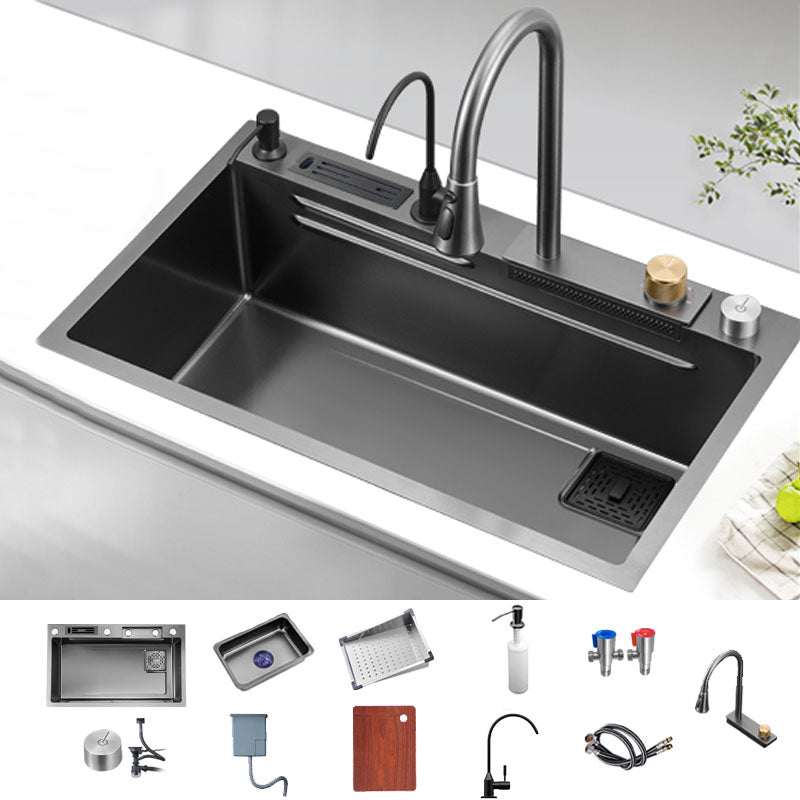 Modern Kitchen Sink Single Basin Kitchen Sink with Soundproofing