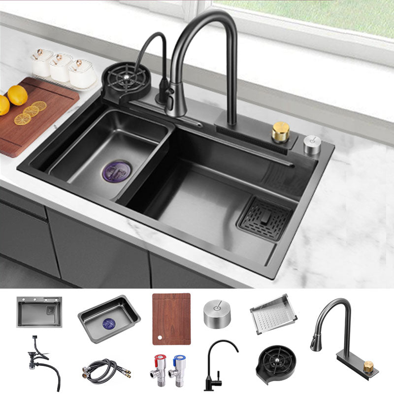 Modern Kitchen Sink Single Basin Kitchen Sink with Soundproofing