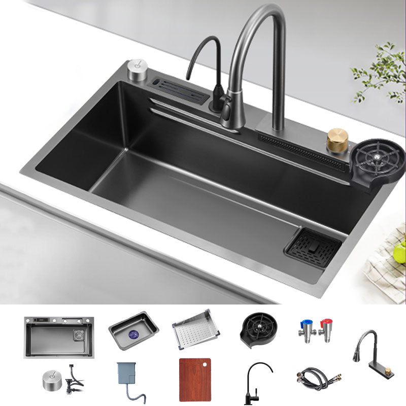 Modern Kitchen Sink Single Basin Kitchen Sink with Soundproofing