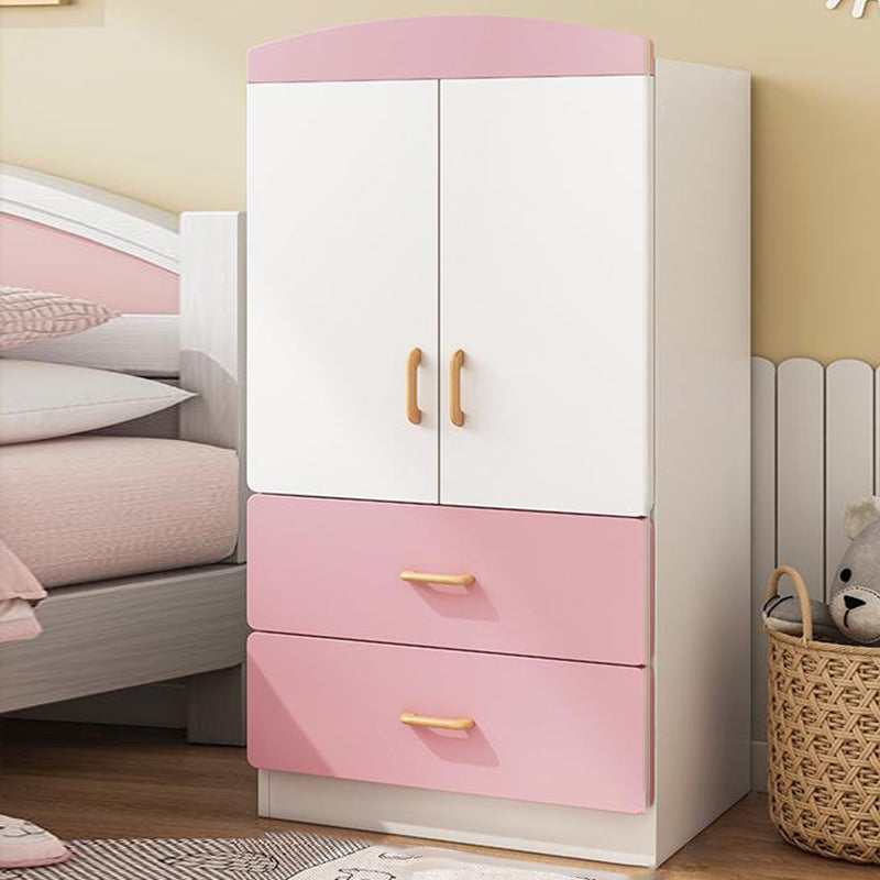 Manufactured Wood Kids Closet Modern Bedroom Wardrobe Closet with Cloth Rod