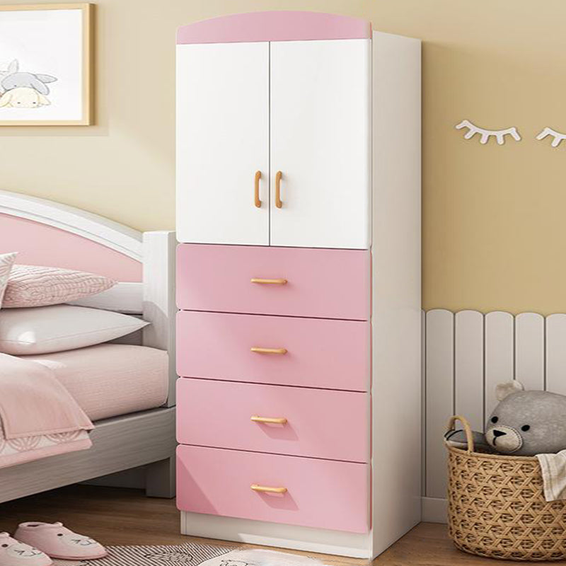 Manufactured Wood Kids Closet Modern Bedroom Wardrobe Closet with Cloth Rod