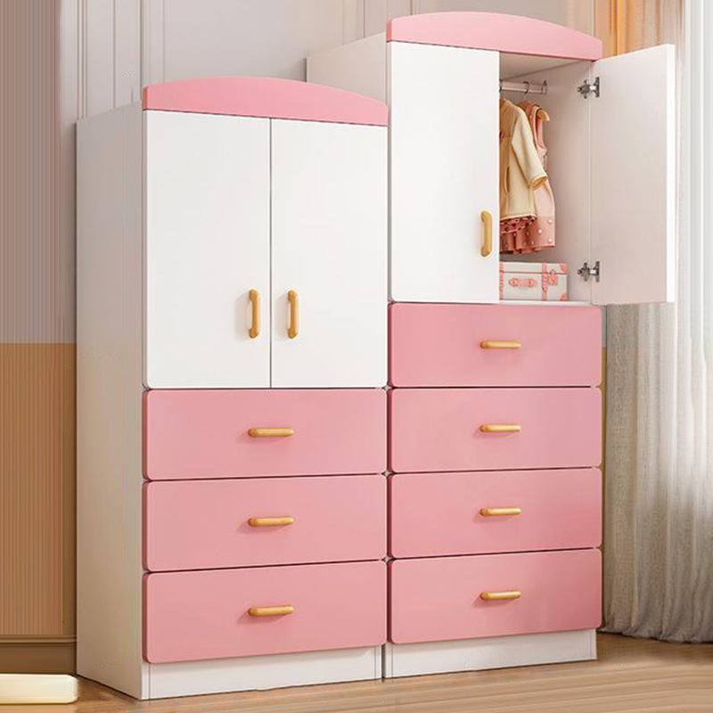 Manufactured Wood Kids Closet Modern Bedroom Wardrobe Closet with Cloth Rod