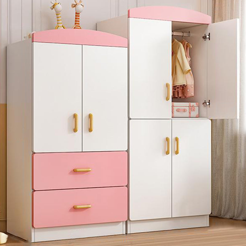 Manufactured Wood Kids Closet Modern Bedroom Wardrobe Closet with Cloth Rod