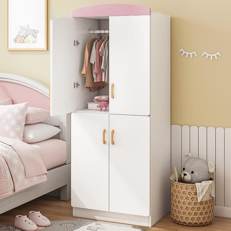 Manufactured Wood Kids Closet Modern Bedroom Wardrobe Closet with Cloth Rod