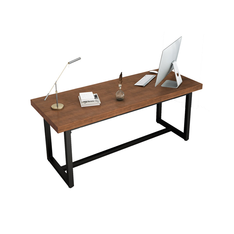 Modern Solid Wood Computer Desk Rectangular Shape Task Desks with Legs for Home