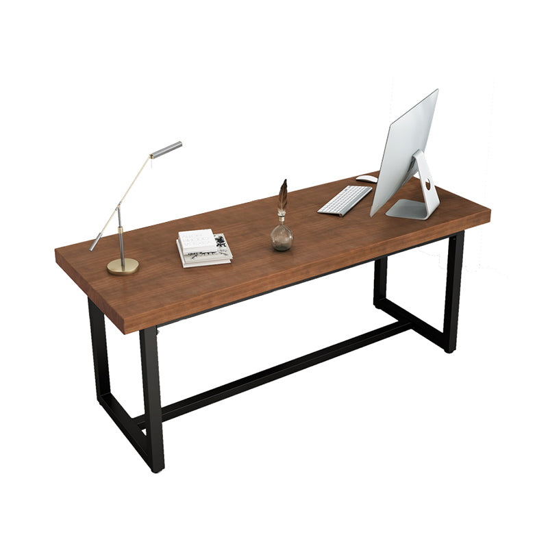 Modern Solid Wood Computer Desk Rectangular Shape Task Desks with Legs for Home