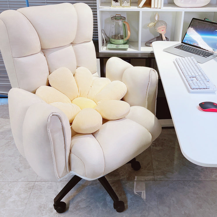 Armless Modern Desk Chair No Distressing Ergonomic Office Chair