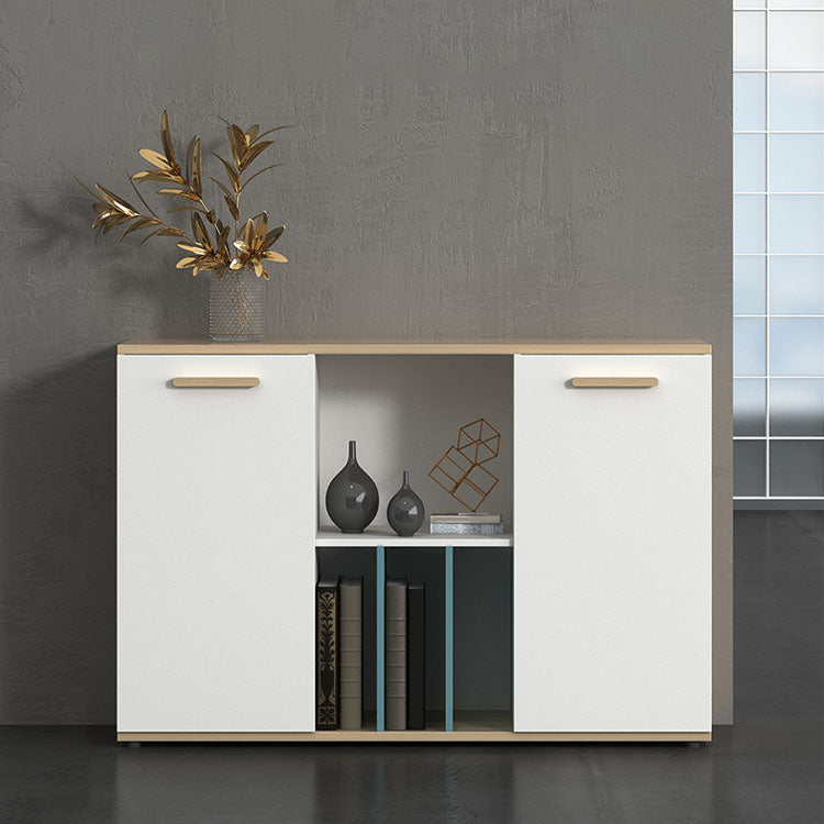 Scandinavian Lateral File Cabinet Wood Filing Cabinet for Home Office