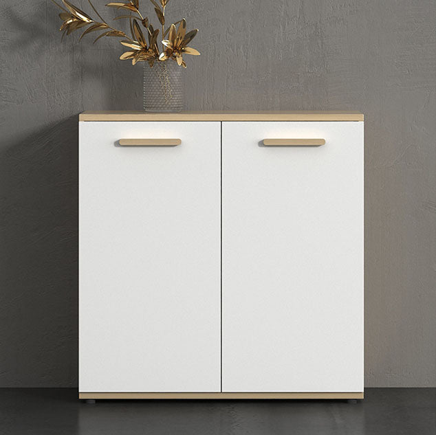 Scandinavian Lateral File Cabinet Wood Filing Cabinet for Home Office