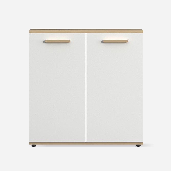 Scandinavian Lateral File Cabinet Wood Filing Cabinet for Home Office