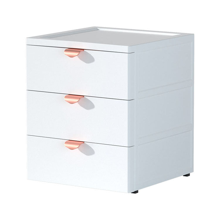 Modern Nordic File Cabinet Lateral Plastic Filing Cabinet with Drawers