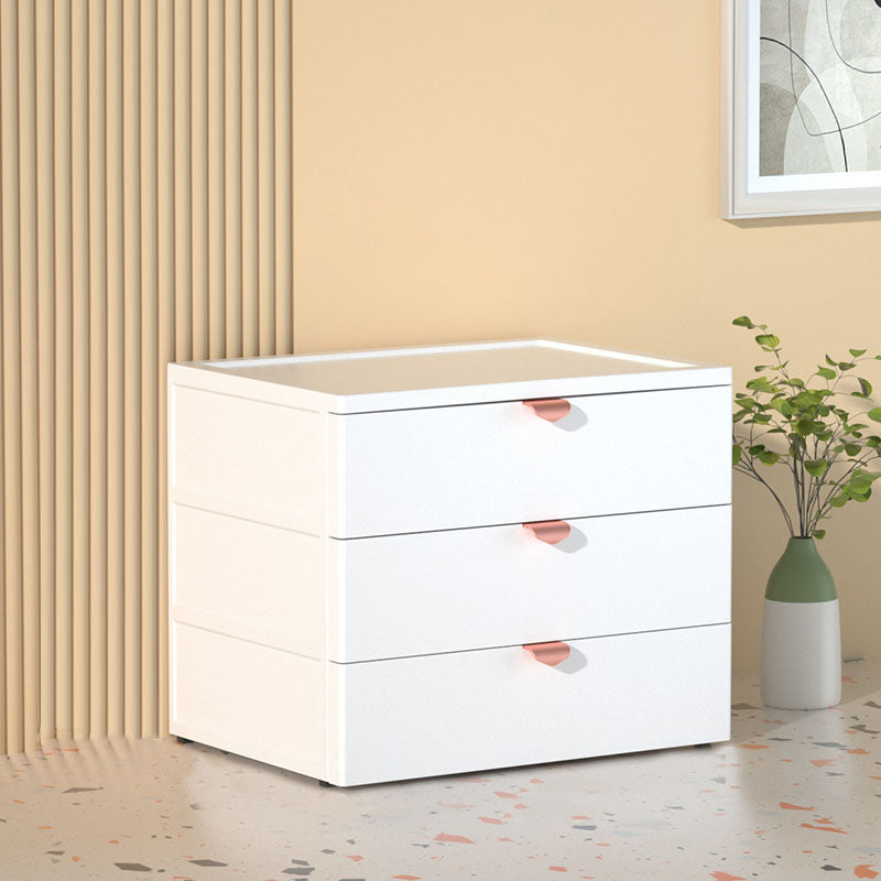 Modern Nordic File Cabinet Lateral Plastic Filing Cabinet with Drawers
