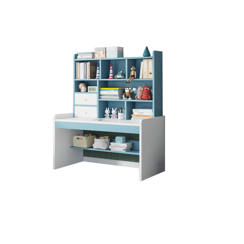 Home Children's Desk Adjustable Study Desk with Storage Shelves