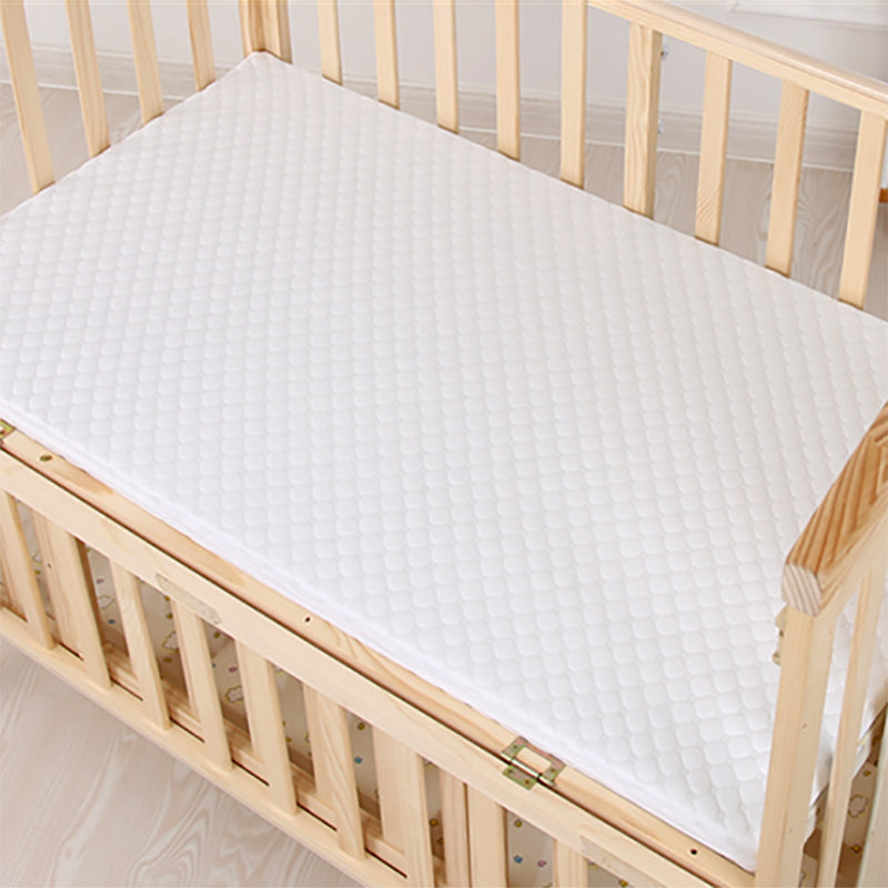 Farmhouse / Country Wood Washed Natural with Adjustable Height Baby Crib