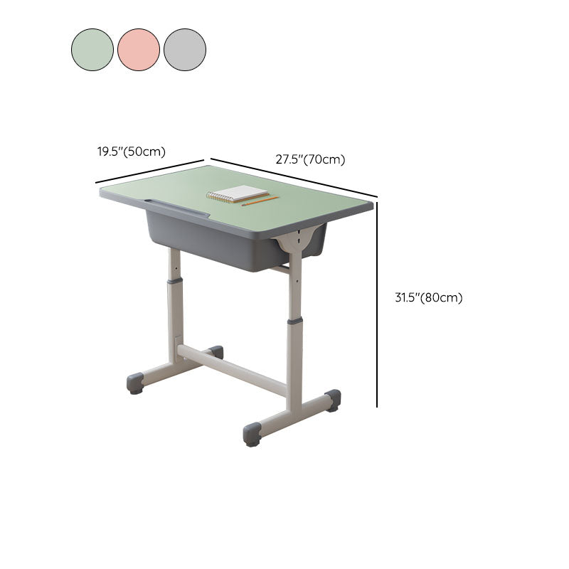 Children's Desk Adjustable Study Desk with Storage Shelf and Chair