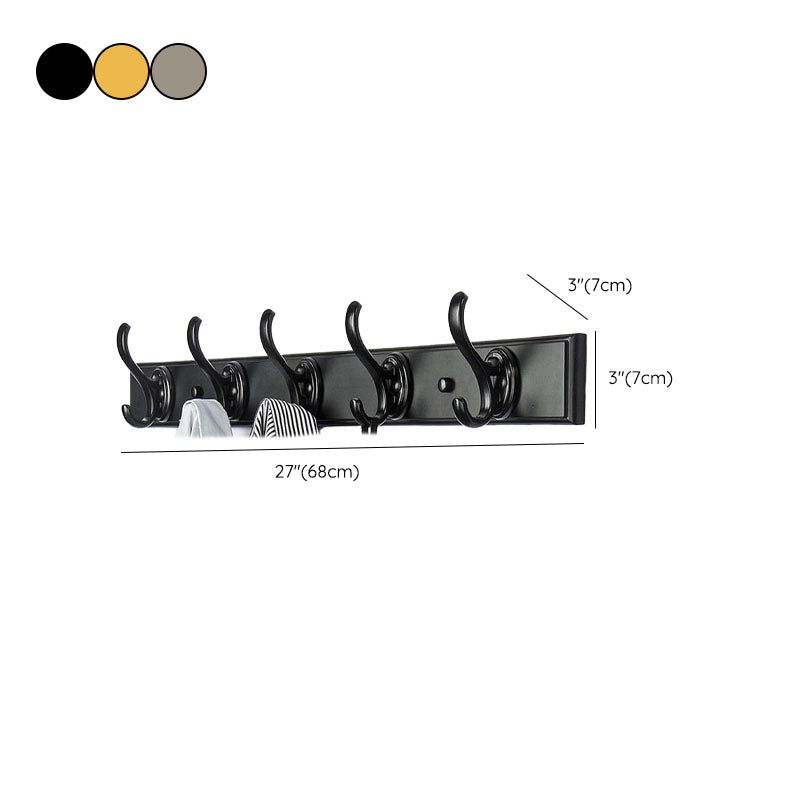 Gorgeous Metal Coat Hanger Wall-Mounted Coat Rack with Coat Hooks