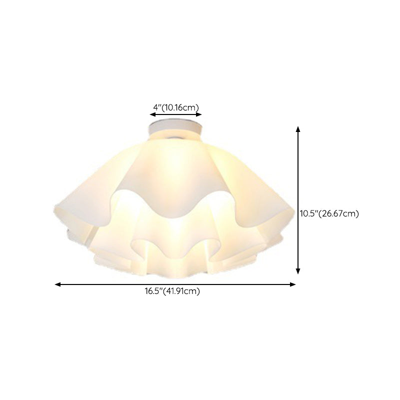 Modern Simplicity Ceiling Lamp Household Acrylic Flush Mount Light Fixture for Bedroom