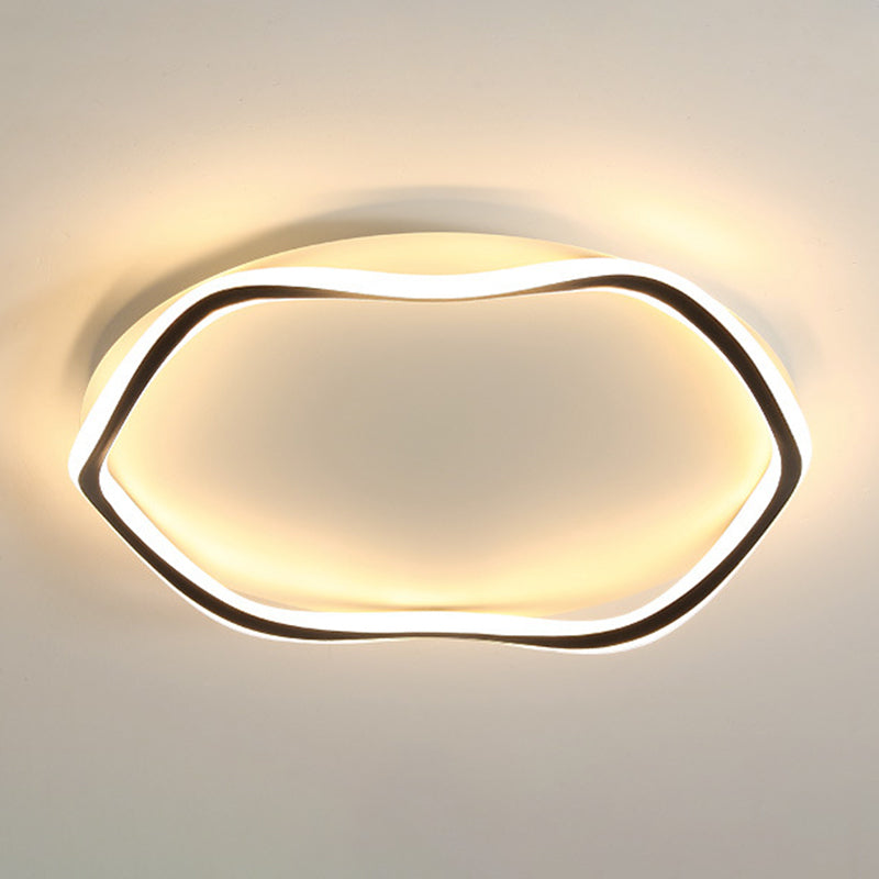 Single Modernism Flush Mount Lighting LED Ceiling Light for Bedroom