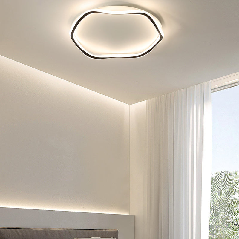 Single Modernism Flush Mount Lighting LED Ceiling Light for Bedroom