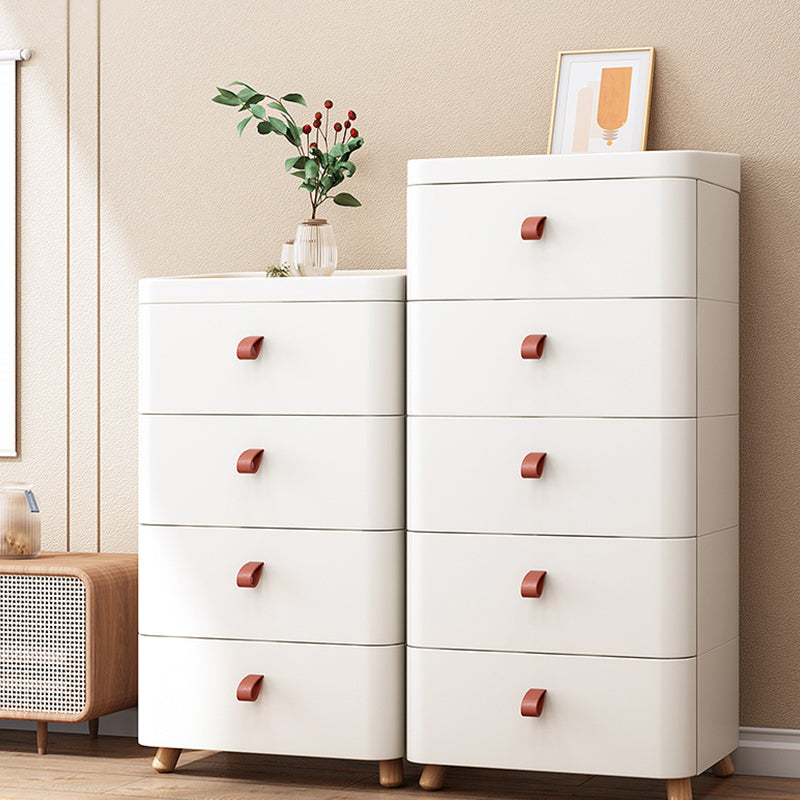 Scandinavian Kids Dressers White Dresser for Kids with Drawers