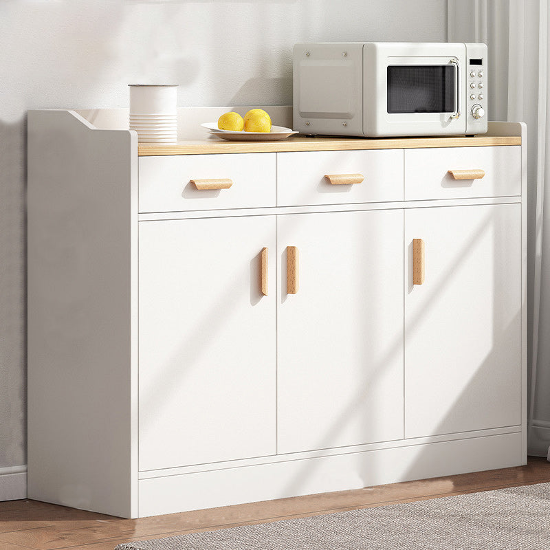 Wood Side Board Modern Style Sideboard with Cabinets and Drawers