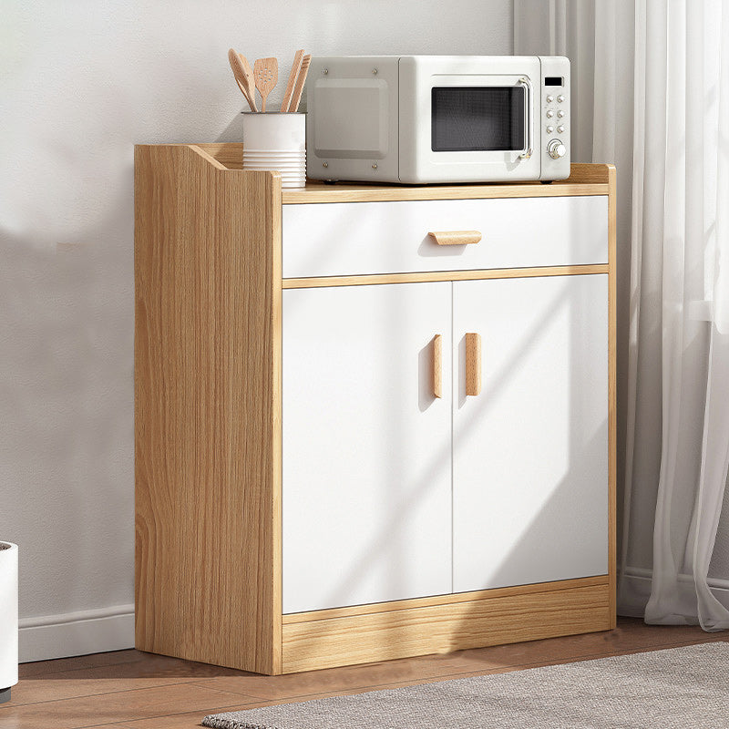 Wood Side Board Modern Style Sideboard with Cabinets and Drawers