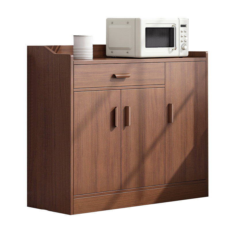 Wood Side Board Modern Style Sideboard with Cabinets and Drawers