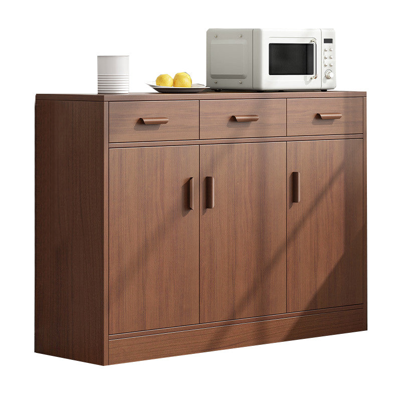 Wood Side Board Modern Style Sideboard with Cabinets and Drawers