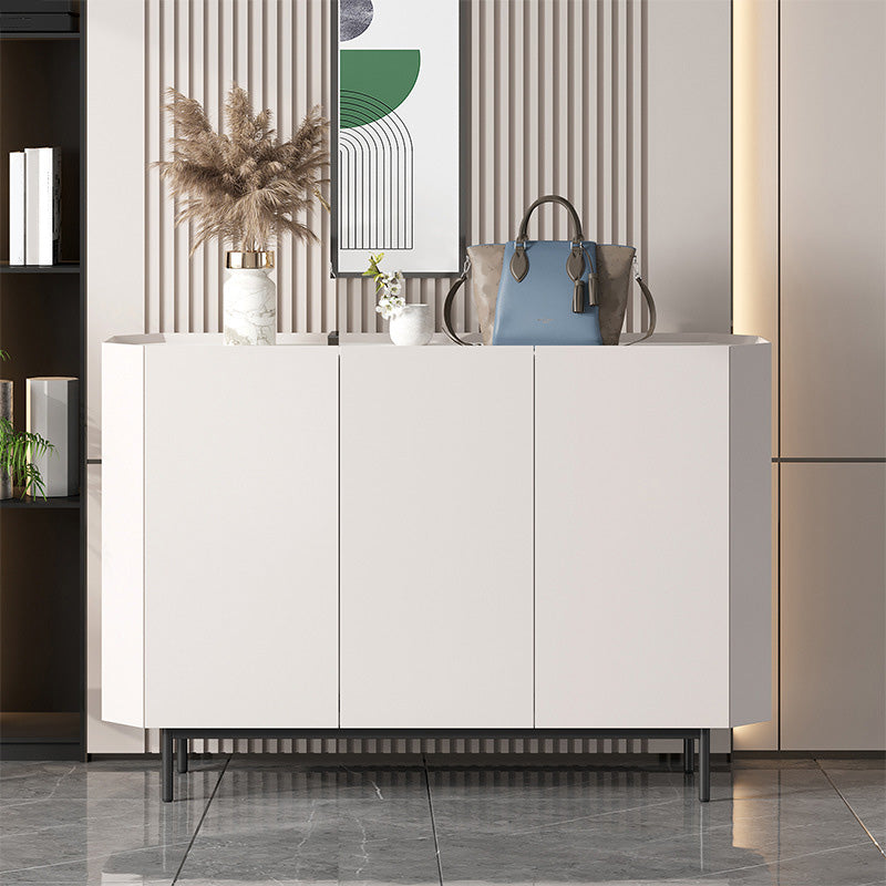 Modern & Contemporary Side Board Stone Sideboard with Cabinets