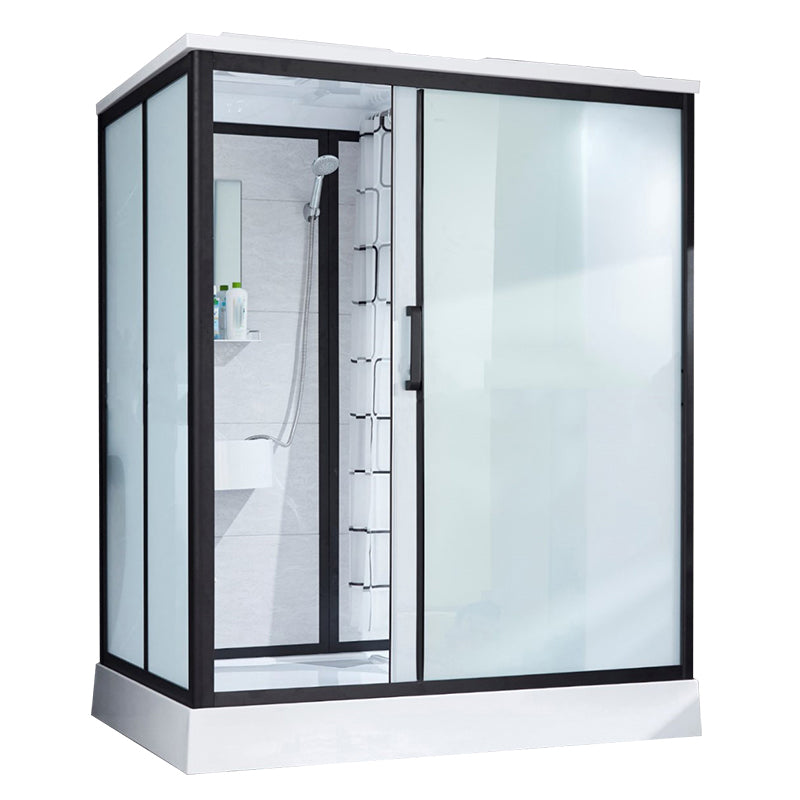 Framed Corner Shower Enclosure Single Sliding Shower Enclosure