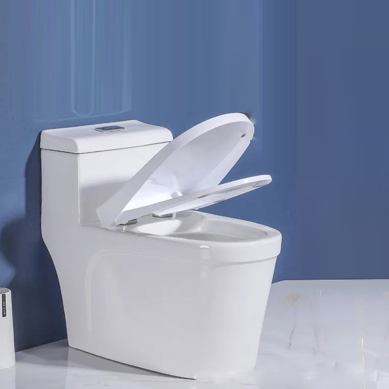 Traditional One Piece Flush Toilet Floor Mount Urine Toilet with Seat for Washroom