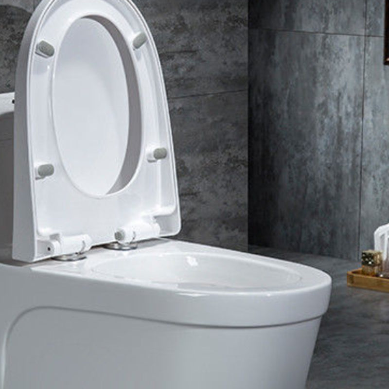 Traditional One Piece Flush Toilet Floor Mount Urine Toilet with Seat for Washroom