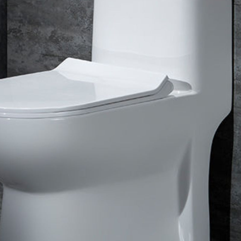 Traditional One Piece Flush Toilet Floor Mount Urine Toilet with Seat for Washroom