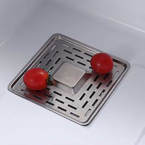 Single Bowl Kitchen Sink Modern Style Quartz Kitchen Sink with Rectangular Shape