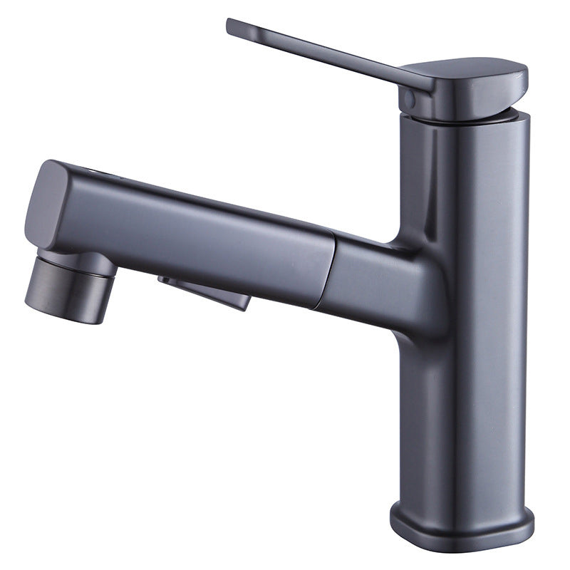 Vessel Sink Faucet Contemporary Single Lever Handle Faucet for Bathroom
