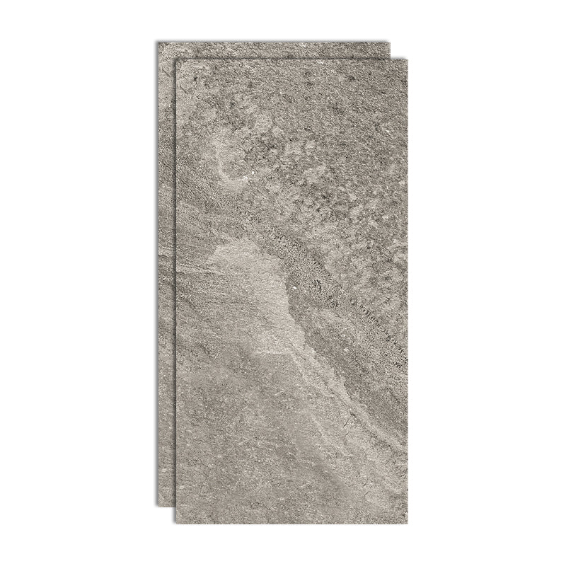 Square Ceramic Matte Straight Edge Singular Tile Marble Look Bathroom Floor