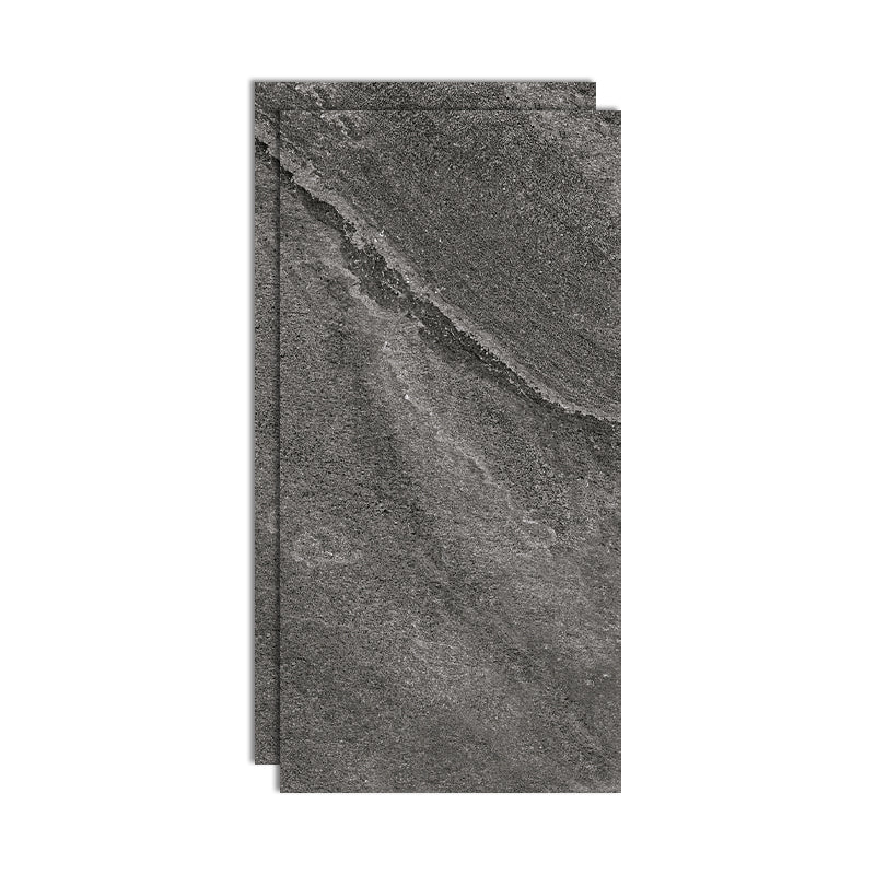 Square Ceramic Matte Straight Edge Singular Tile Marble Look Bathroom Floor