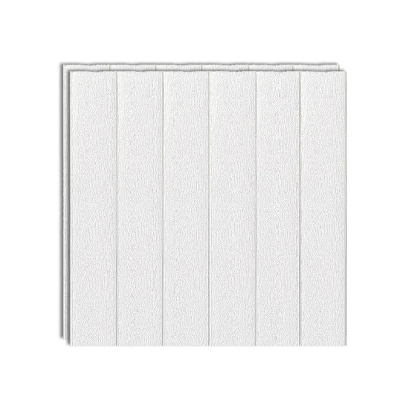 Solid Color 3D Embossed Wall Panel Waterproof Foam Indoor Wall Tile