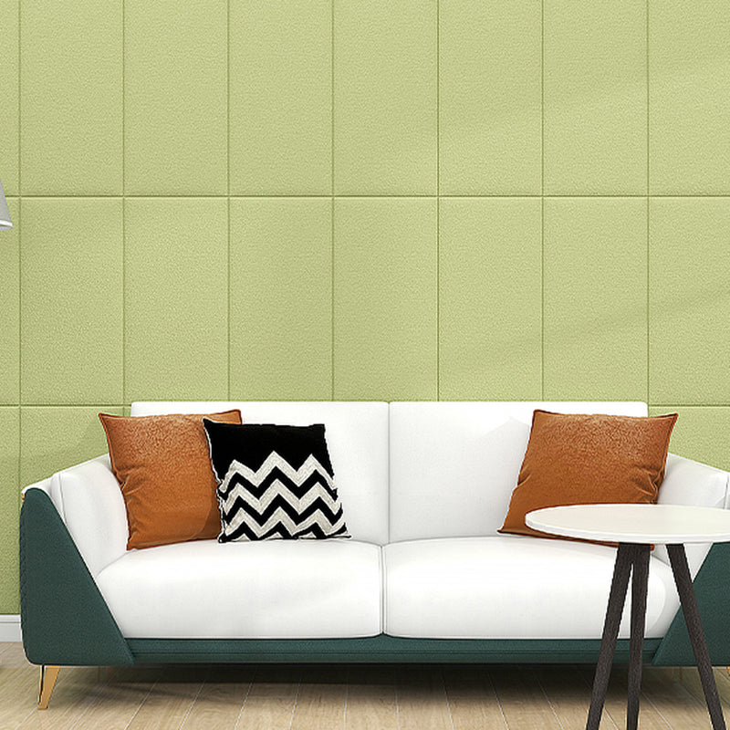 Color Blocking 3D Embossed Wall Panel Self-Adhesive Foam Indoor Wall Tile