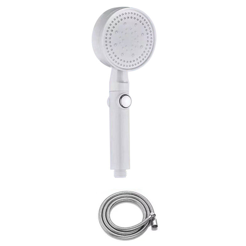 Contemporary Shower Head Handheld Shower Head Wall-Mount Round Plastic Shower Head Combo