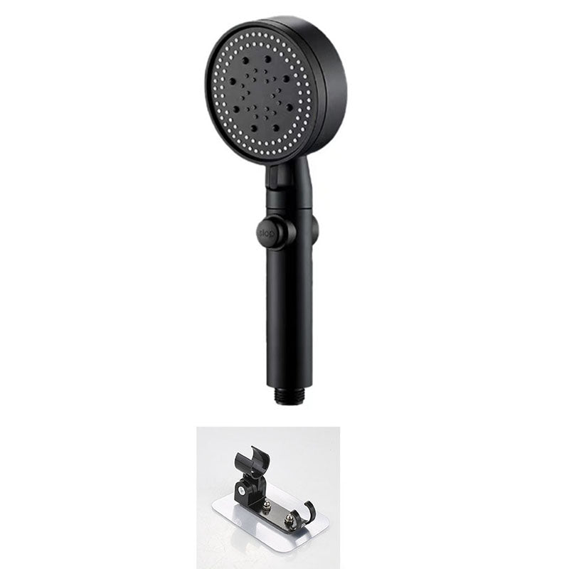 Contemporary Shower Head Handheld Shower Head Wall-Mount Round Plastic Shower Head Combo