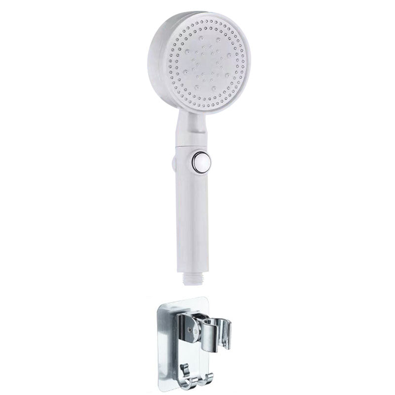 Contemporary Shower Head Handheld Shower Head Wall-Mount Round Plastic Shower Head Combo