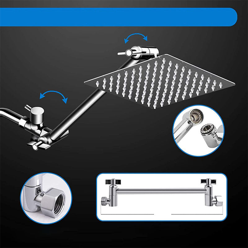 Modern Shower Combo Spray 5 Setting Patterns Hand Shower with Large Shower Head