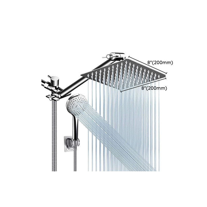 Modern Shower Combo Spray 5 Setting Patterns Hand Shower with Large Shower Head