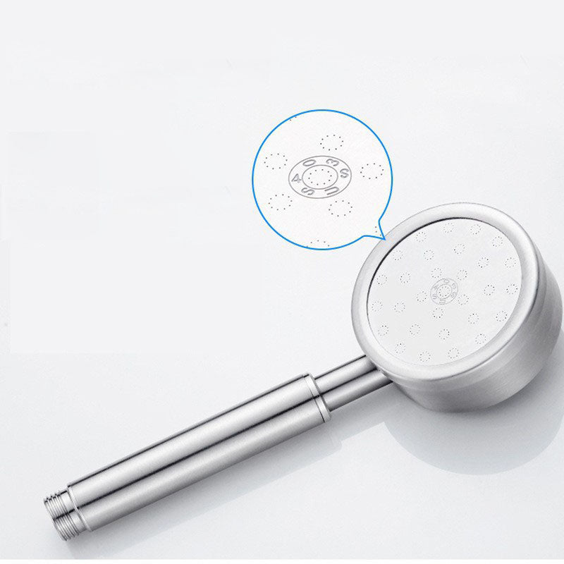 Metal Handheld Shower Head Modern Solid Color Round Shower Heads