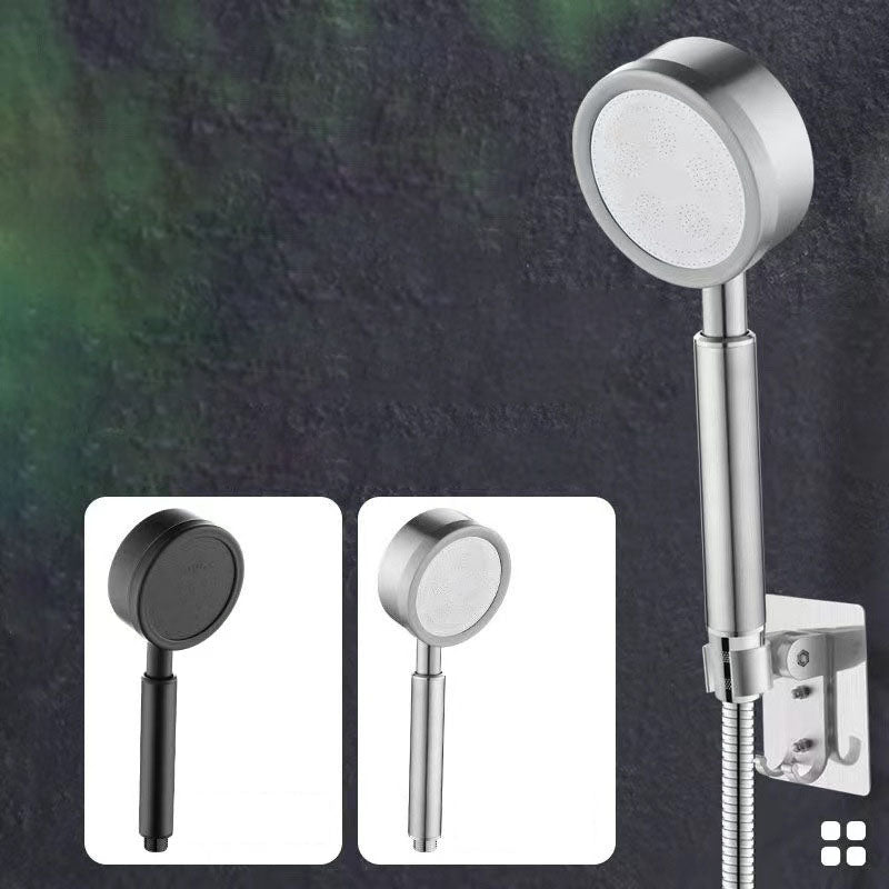 Metal Handheld Shower Head Modern Solid Color Round Shower Heads