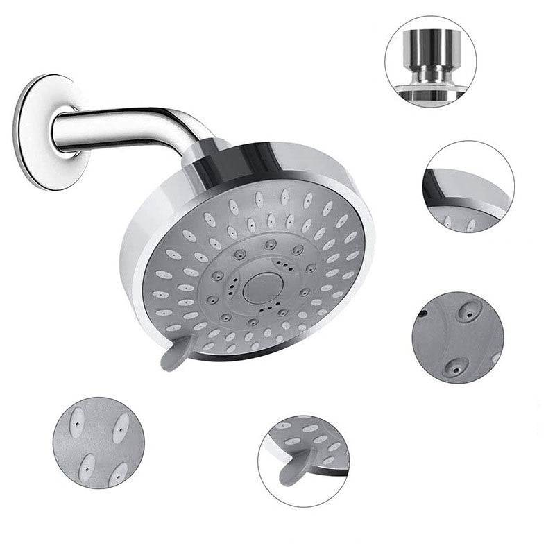 Bathroom Shower Head Wall Mounted Rain Jet Stainless Adjustable Model Shower Head