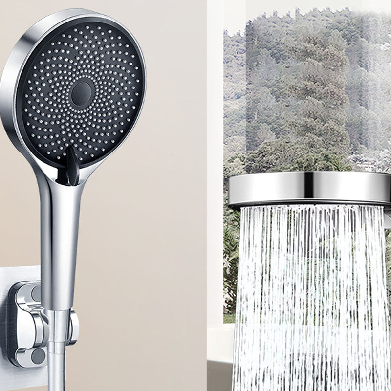 3 Sprays Shower Head Wall-Mount Adjustable Spray Pattern Handheld Shower Head