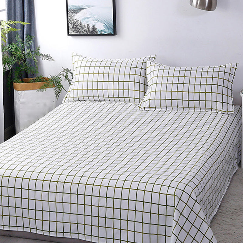 Twill Printed Bed Sheet Fade Resistant Breathable Polyester Sheet