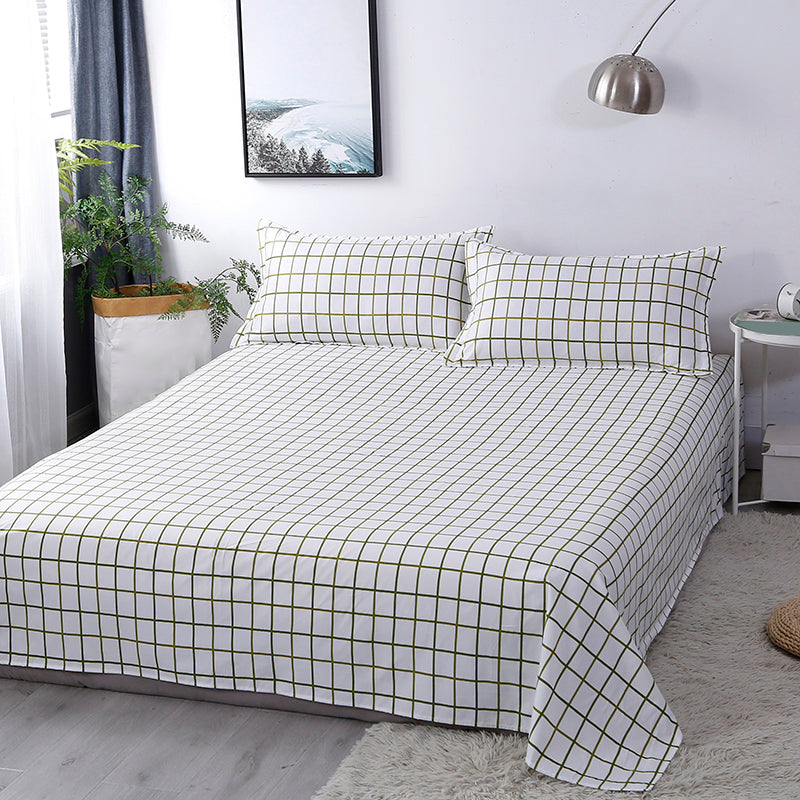 Fade Resistant Printed Bed Sheet Twill Polyester Sheet Sets with A Pair of Pillow Cases